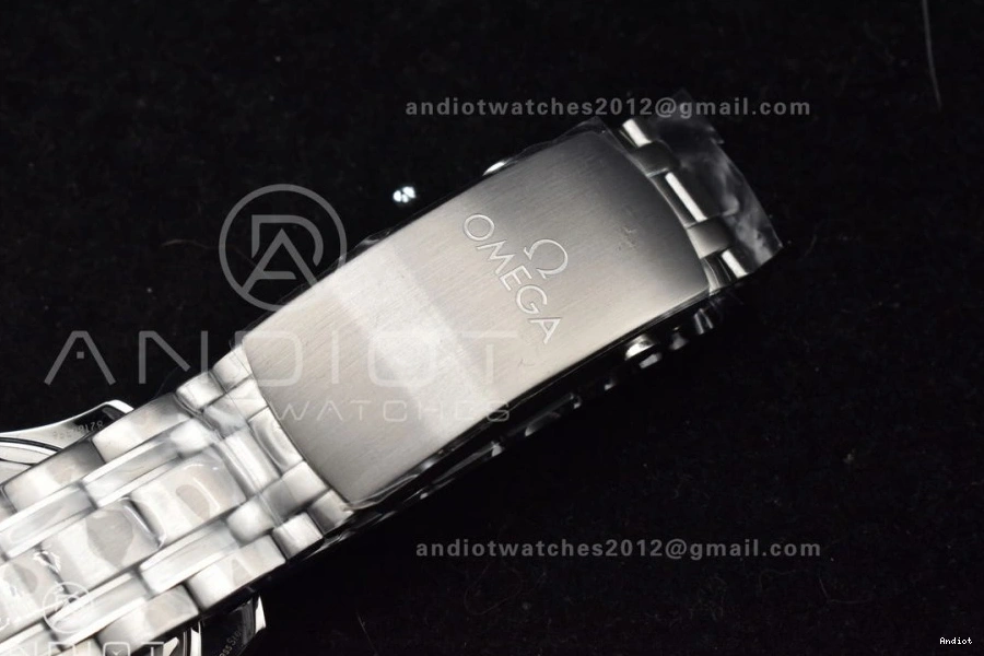 White A2824 Ceramic 1:1 Bracelet SS Edition Blue Seamaster Bezel on 300M SS Dial Diver VSF Best 1219